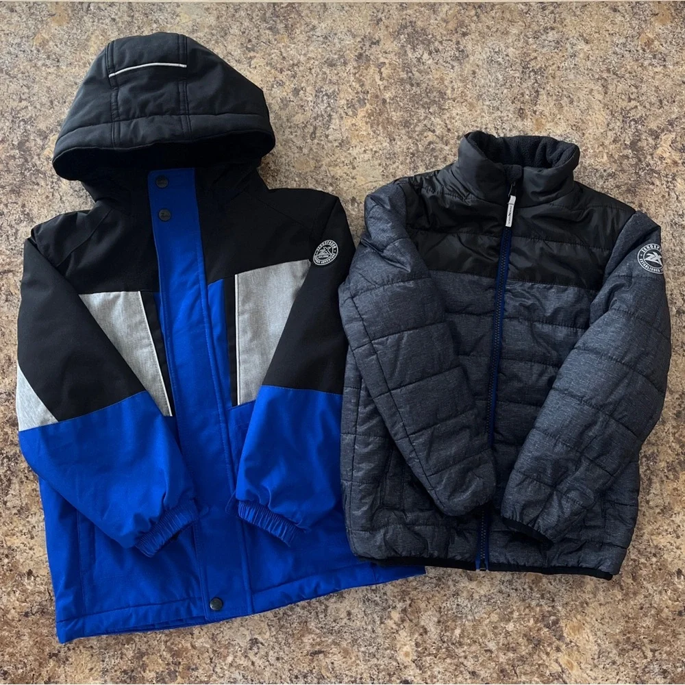 ZeroXposur Boys 3-in-1 All Seasons Multi-Functional Colorblock Jacket Small 6/7